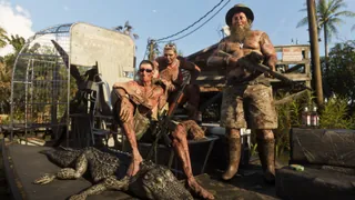 Grassrivers, official still: The airboat crew